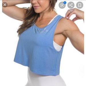 P'tula Andi Crop Top in FRENCH BLUE